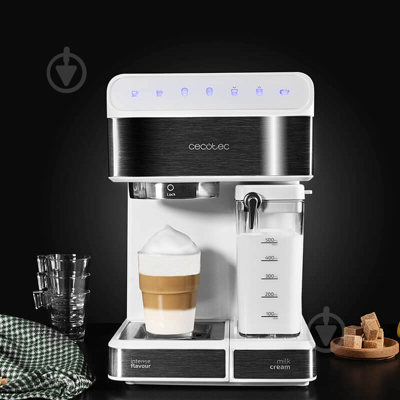 Кофеварка рожковая CECOTEC Power Instant-ccino 20 Touch Bianca - фото 6