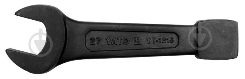 Ключ рожковый ударный YATO М 30 мм L 187 мм CrV YT-1616 - фото 1