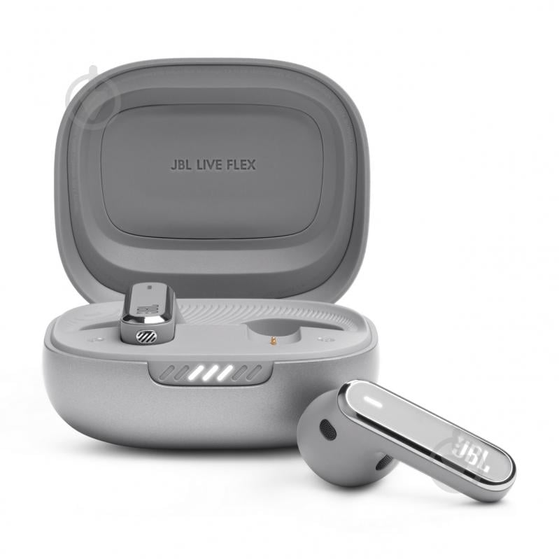 Bluetooth-гарнитура JBL Live Flex silver (JBLLIVEFLEXSVR) - фото 1