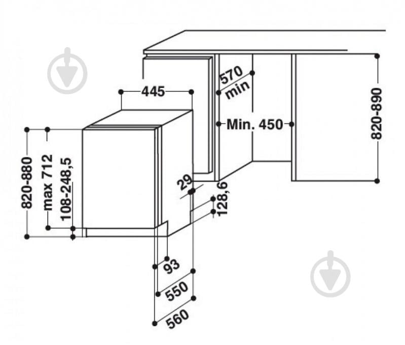 Встраиваемая посудомоечная машина Interline DW 40025 - фото 9