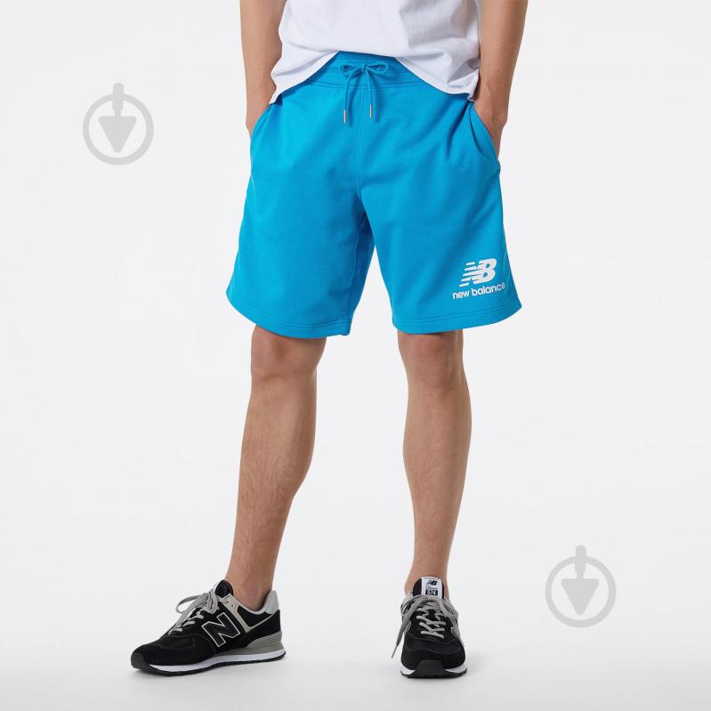 Шорти New Balance MS03558SBU р. XL блакитний - фото 1