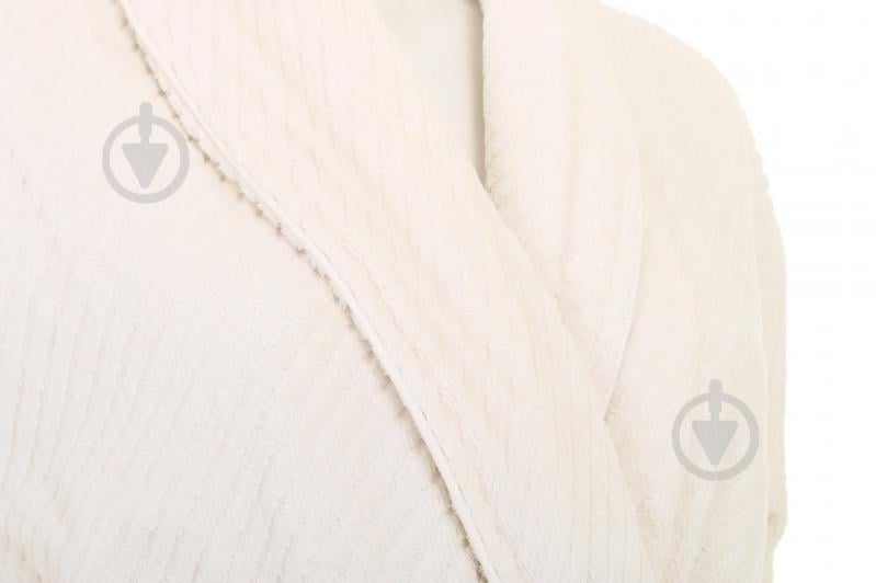 Набор полотенец ABC с халатом и домашней обувью р. M кремовый - фото 12 Набор полотенец ABC с халатом и домашней обувью р. M кремовый - фото 12