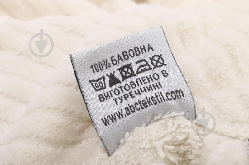 Набор полотенец ABC с халатом и домашней обувью р. M кремовый - фото 14 Набор полотенец ABC с халатом и домашней обувью р. M кремовый - фото 14