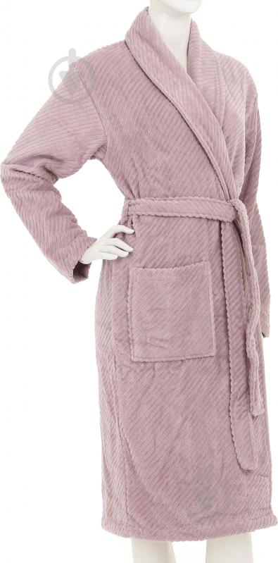 Набор полотенец ABC с халатом и домашней обувью р. L розовый - фото 5 Набор полотенец ABC с халатом и домашней обувью р. L розовый - фото 5