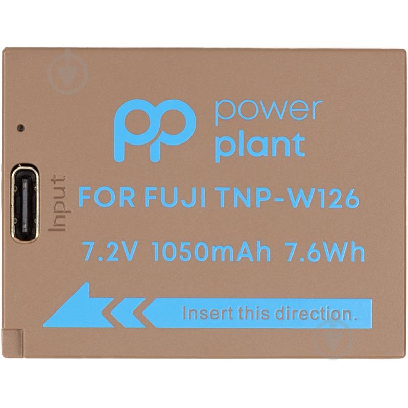 Аккумулятор PowerPlant Fujifilm TNP-W126 1050mAh с кабелем Type-C 1050мА*ч (CB971268) - фото 2