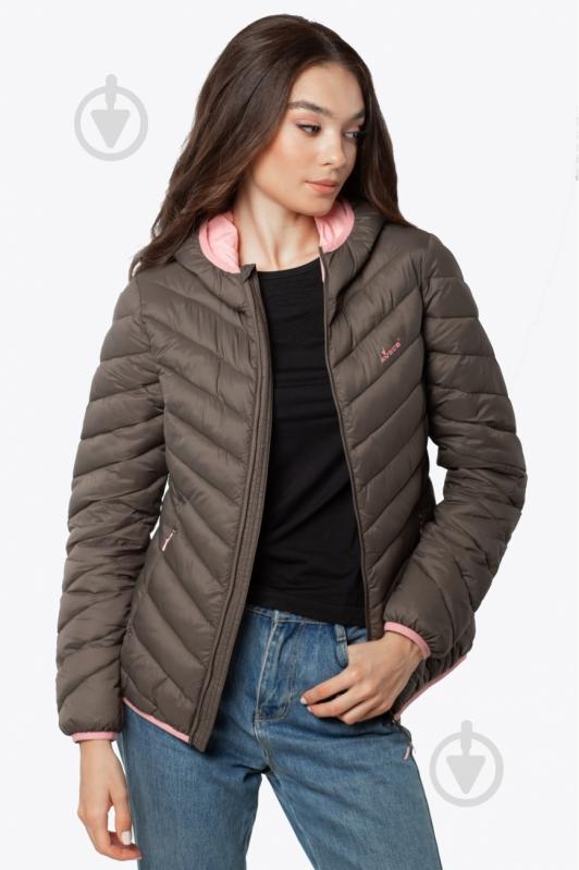 Куртка женская демисезонная Avecs AV-50226B/25 р.3XL зеленая - фото 3 Куртка женская демисезонная Avecs AV-50226B/25 р.3XL зеленая - фото 3