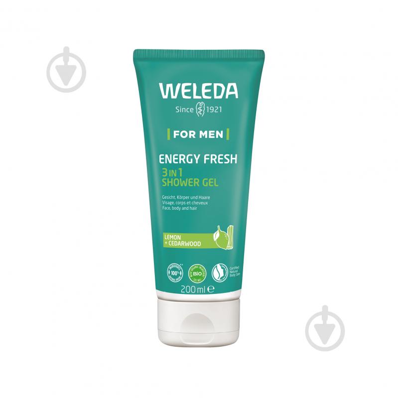 Гель для душу Weleda Energy Fresh for men 3 в 1 200 мл - фото 1