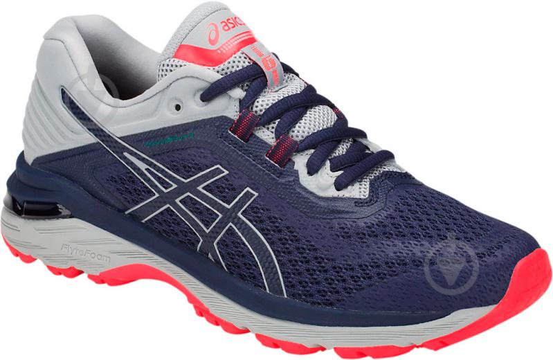 Кроссовки женские демисезонные Asics GT-2000 6 TRAIL PlasmaGuard T877N-400 р.38 темно-синие - фото 1