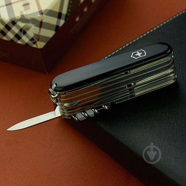 Ніж швейцарський Victorinox SwissChamp Black 1.6795.3 (33 інстр) - фото 11