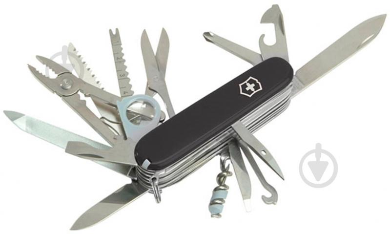 Ніж швейцарський Victorinox SwissChamp Black 1.6795.3 (33 інстр) - фото 4