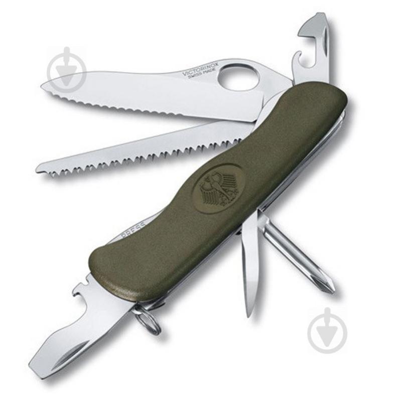 Нож швейцарский Victorinox Military Germany One Hand 0.8461.MW4DE - фото 1