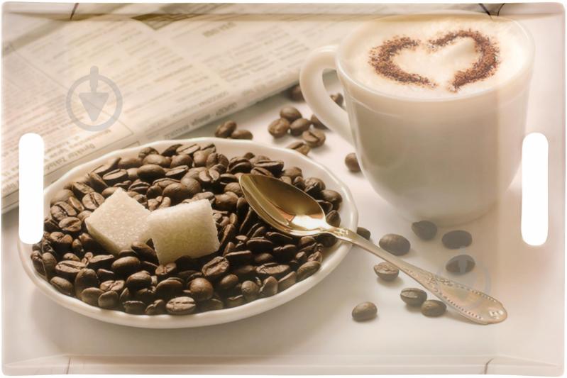 Поднос Утренний кофе 47x31 см 68018-M - фото 1