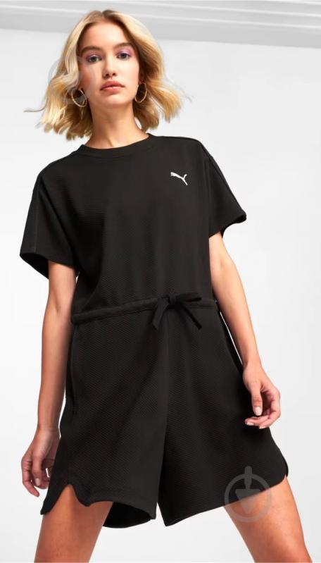Комбинезон Puma HER SHORT JUMPSUIT р. S черный - фото 3