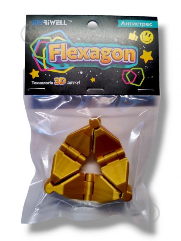 Антистресс Myriwell Flexagon в ассортименте - фото 2