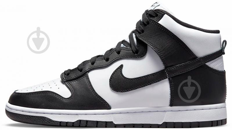 Кроссовки мужские демисезонные Nike DUNK HIGH RETRO DD1399-105 р.40,5 черно-белые - фото 2