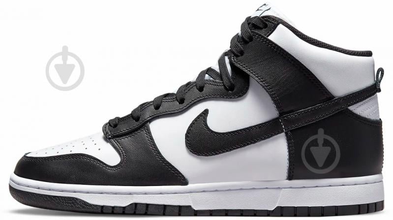 Кроссовки мужские демисезонные Nike DUNK HIGH RETRO DD1399-105 р.47,5 черно-белые - фото 2