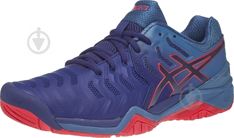 Кроссовки мужские Asics GEL-RESOLUTION 7 E701Y-400 р.42 синие - фото 2