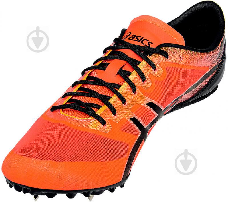 Кросівки чоловічі демісезонні Asics SONICSPRINT ELITE G600N-0690 р.42 чорні із помаранчевим - фото 1