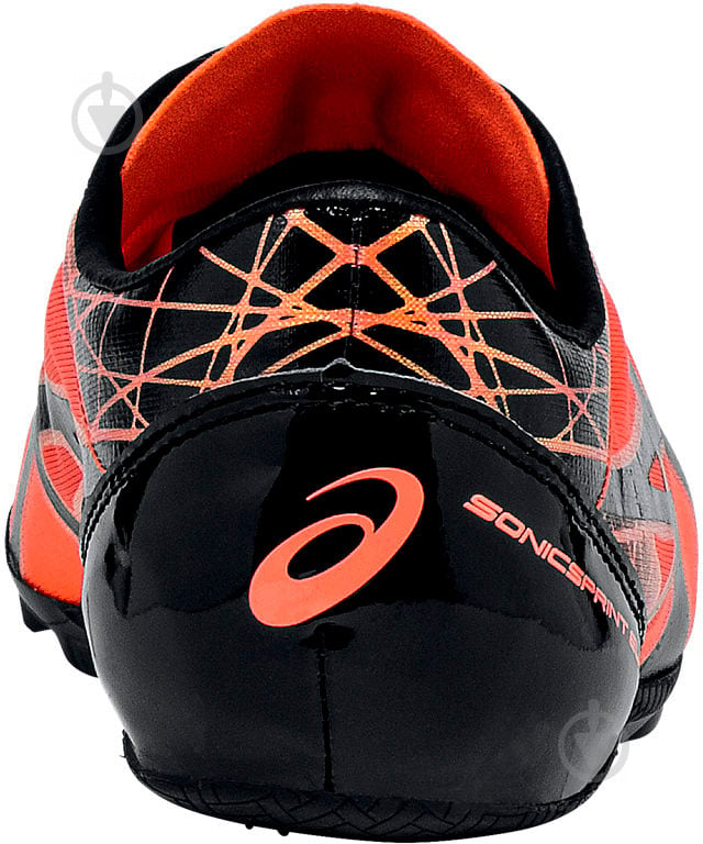 Кросівки чоловічі демісезонні Asics SONICSPRINT ELITE G600N-0690 р.42,5 чорні із помаранчевим - фото 2