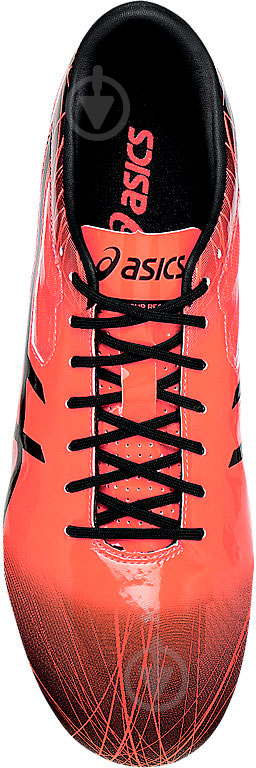 Кросівки чоловічі демісезонні Asics SONICSPRINT G601Y-0690 р.44 чорні із помаранчевим - фото 3