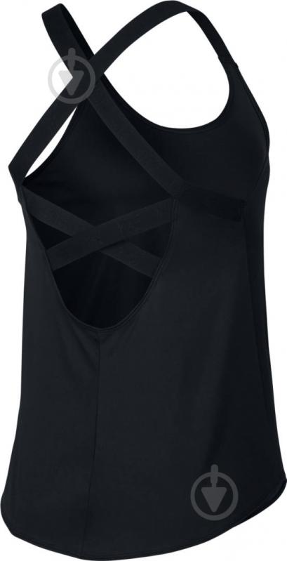 Майка Nike W NK DRY TANK ELASTIKA AO9791-010 р.S чорний - фото 2