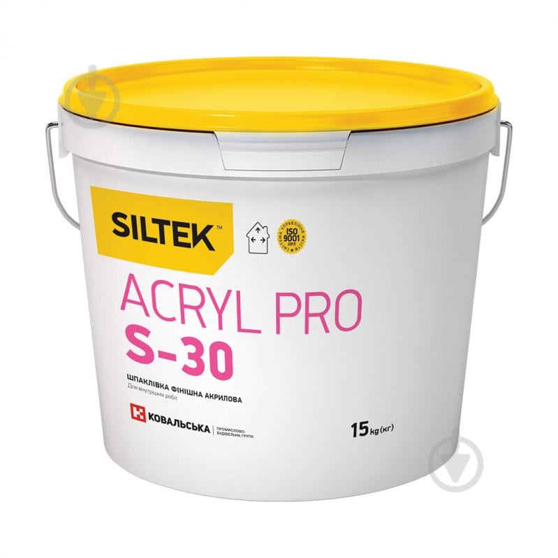 Шпаклівка Siltek S-30 Acryl PRO 5 кг - фото 1