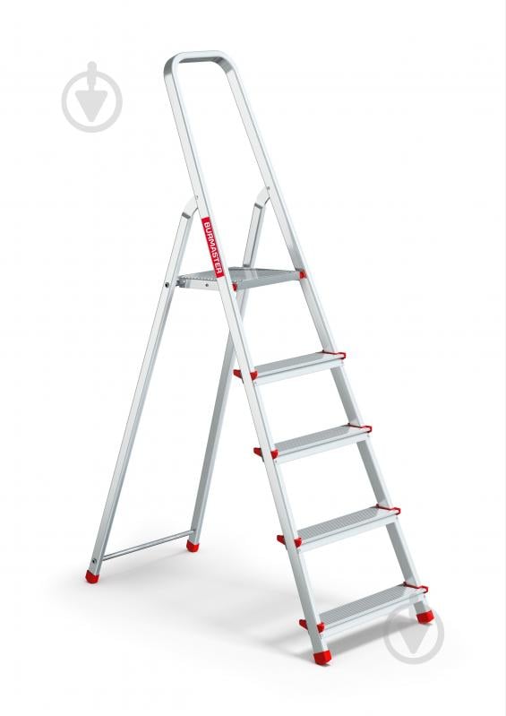 Лестница Burmaster алюминиевая 5 ступеней - фото 1