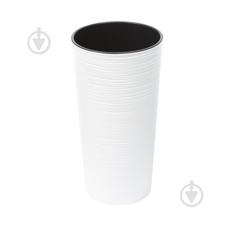 Вазон пластик LILIA DLUTO 25х47 см круглый белый матовый 9,5 л Lamela (9057269) - фото 1 Вазон пластик LILIA DLUTO 25х47 см круглый белый матовый 9,5 л Lamela (9057269) - фото 1