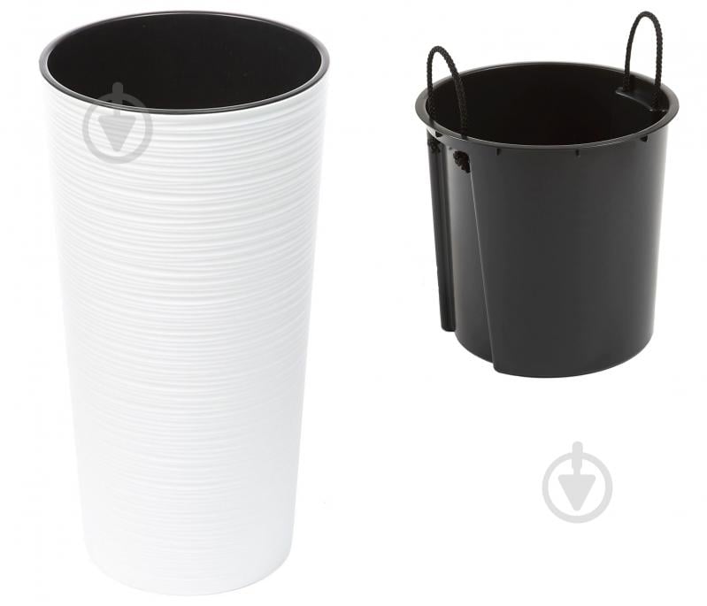 Вазон пластик LILIA DLUTO 25х47 см круглый белый матовый 9,5 л Lamela (9057269) - фото 2 Вазон пластик LILIA DLUTO 25х47 см круглый белый матовый 9,5 л Lamela (9057269) - фото 2