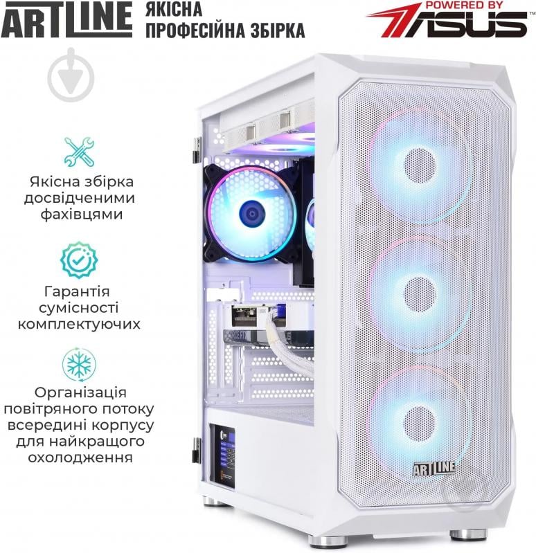 Компьютер Artline Gaming X77WHITE Windows 11 Home (X77Whitev117Win) white - фото 14