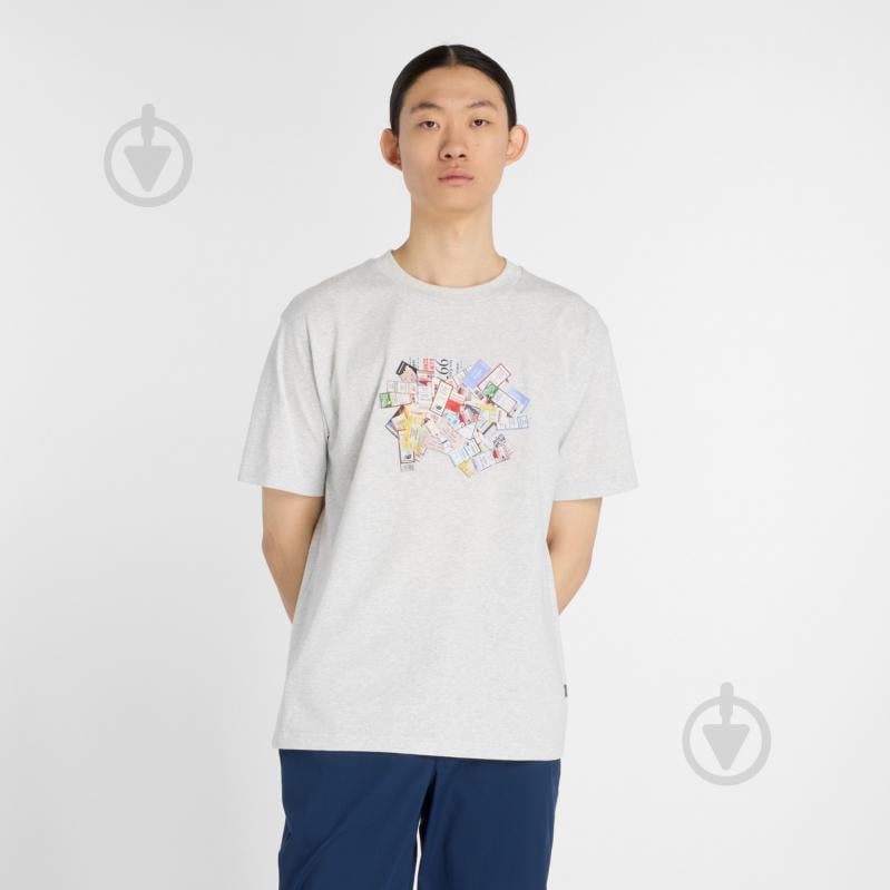 Футболка New Balance MT53905AHH р.2XL серый - фото 1 Футболка New Balance MT53905AHH р.2XL серый - фото 1