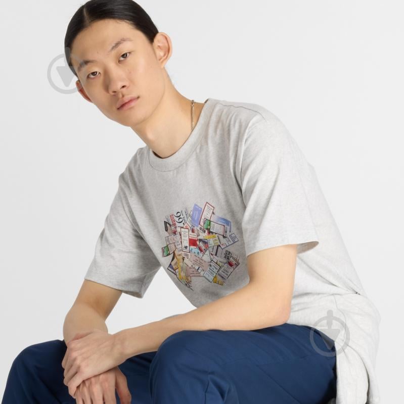 Футболка New Balance MT53905AHH р.2XL серый - фото 3 Футболка New Balance MT53905AHH р.2XL серый - фото 3