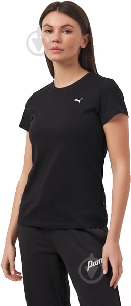 Футболка Puma ESS Small Logo Tee 58677651 р.2XL чорний - фото 1