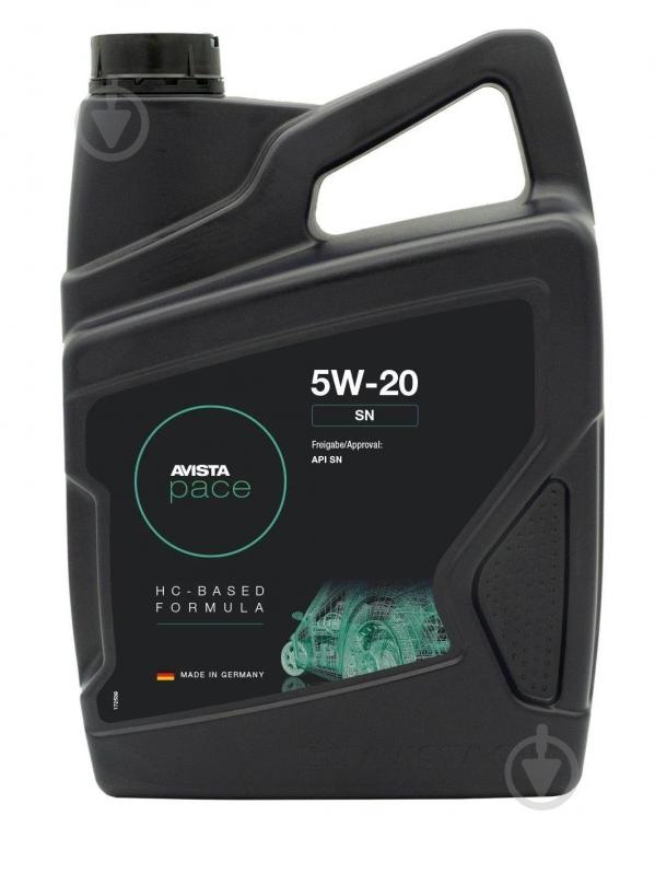 Моторна олива синтетична AVISTA pace SN 5W-20 1 л (172658) - фото 1 Моторна олива синтетична AVISTA pace SN 5W-20 1 л (172658) - фото 1