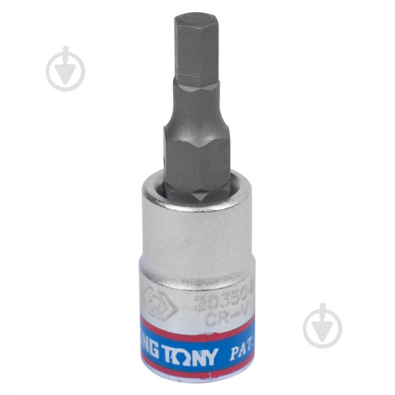 Головка-біта KING TONY HEX 4 мм 1/4" 203504 - фото 1 Головка-біта KING TONY HEX 4 мм 1/4" 203504 - фото 1