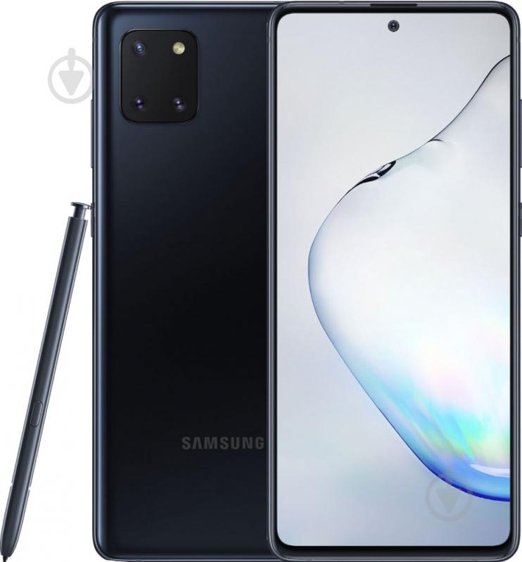 Смартфон Samsung Galaxy Note10 Lite 6/128GB black (SM-N770FZKDSEK) - фото 1 Смартфон Samsung Galaxy Note10 Lite 6/128GB black (SM-N770FZKDSEK) - фото 1