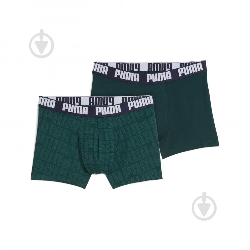Трусы мужские Puma 94712404 S зеленый - фото 1 Трусы мужские Puma 94712404 S зеленый - фото 1