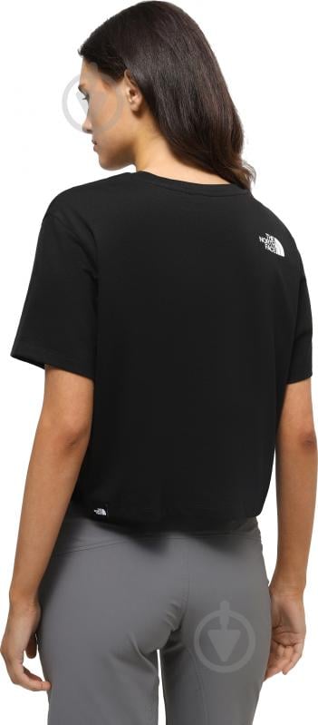 Футболка THE NORTH FACE W SIMPLE DOME CROPPED SLIM TEE NF0A87U4JK31 р.S черный - фото 2