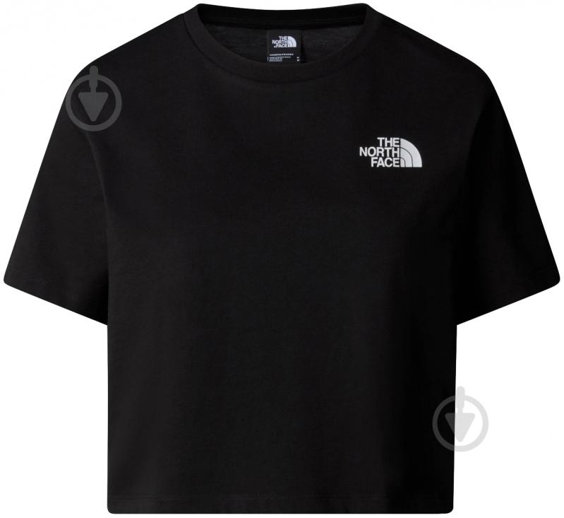 Футболка THE NORTH FACE W SIMPLE DOME CROPPED SLIM TEE NF0A87U4JK31 р.S черный - фото 4