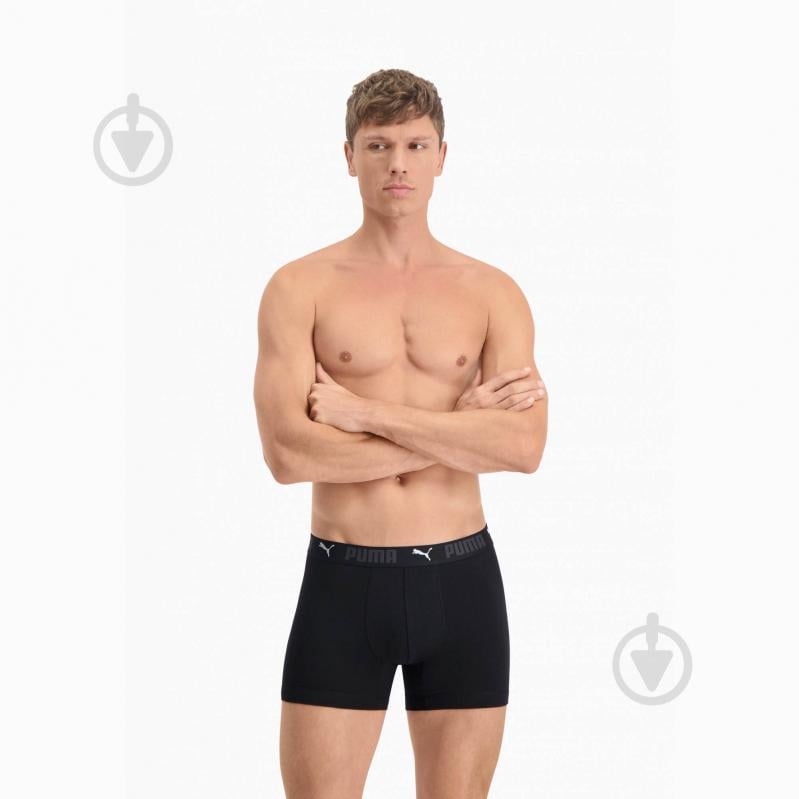 Труси чоловічі Puma комплект 2 шт 93552101 S чорний - фото 1