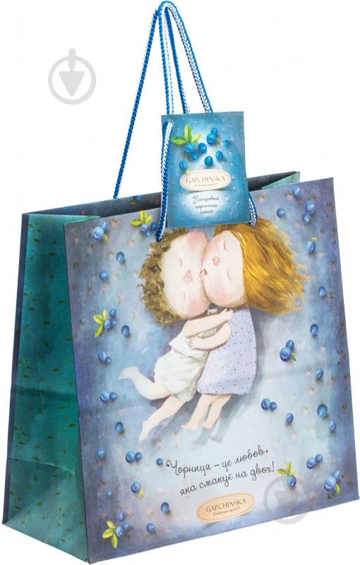 Пакет бумажный Черничная любовь Gapchinska 24х23х10 - фото 2