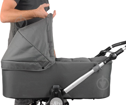 Люлька Bumbleride Carrycot Indie & Speed BAS-40DG dawn grey - фото 3