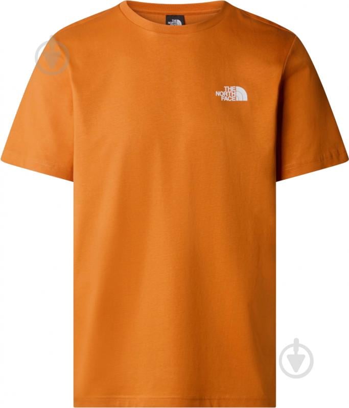 Футболка THE NORTH FACE M S/S BOX NSE TEE NF0A87NPPCO1 р.M оранжевый - фото 4