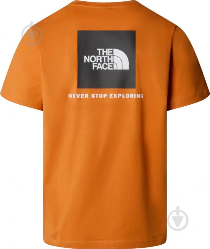 Футболка THE NORTH FACE M S/S BOX NSE TEE NF0A87NPPCO1 р.M оранжевый - фото 5