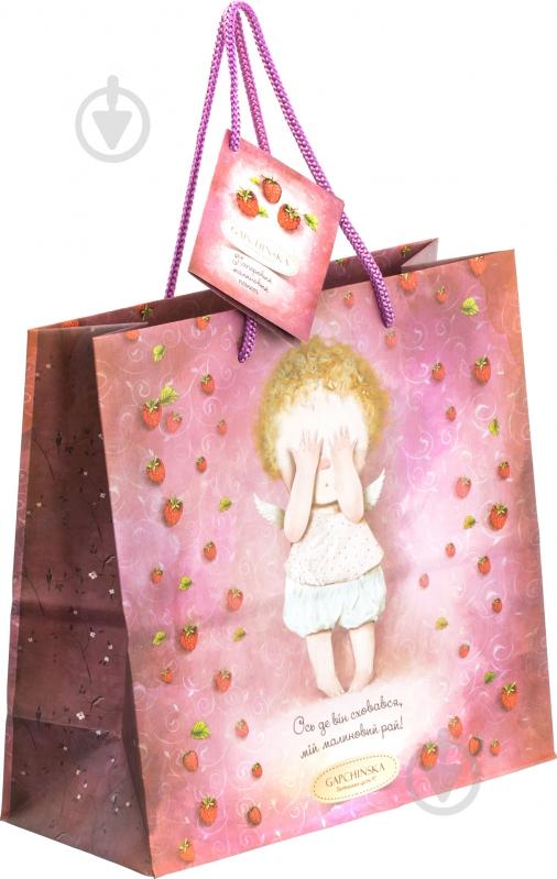 Пакет паперовий Малиновий рай Gapchinska 24х23х10 - фото 1