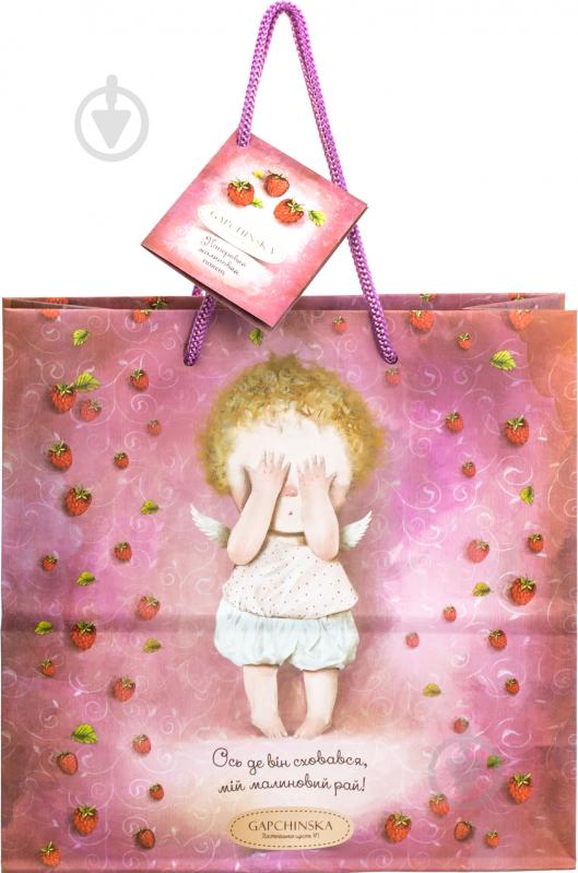 Пакет паперовий Малиновий рай Gapchinska 24х23х10 - фото 2