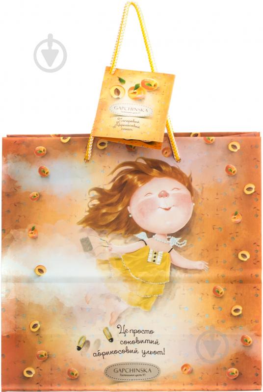 Пакет бумажный Абрикосовый улет Gapchinska 24х23х10 - фото 1