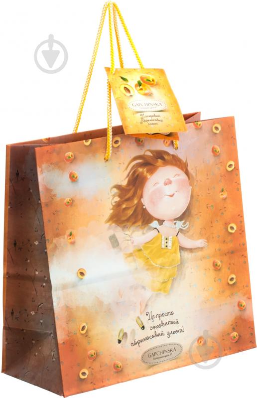 Пакет бумажный Абрикосовый улет Gapchinska 24х23х10 - фото 2