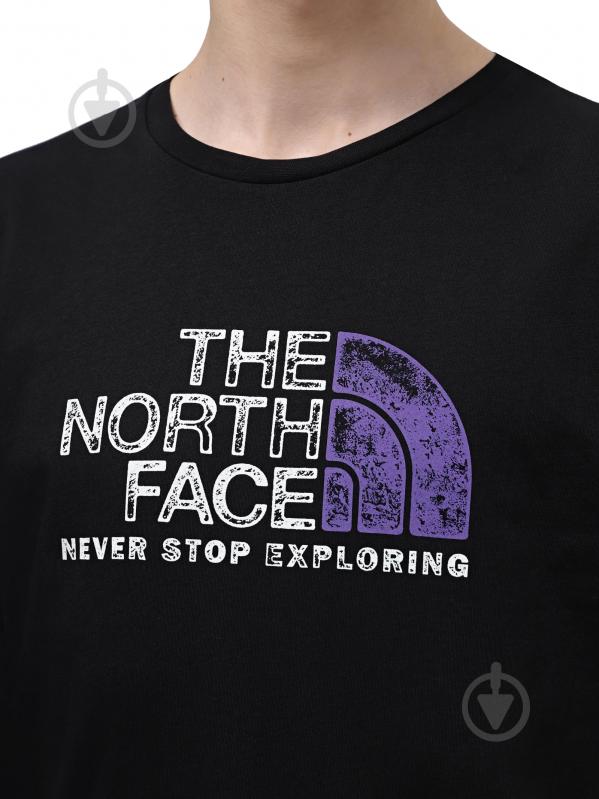 Футболка THE NORTH FACE M S/S RUST 2 TEE NF0A87NWJK31 р.2XL чорний - фото 3