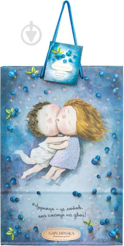 Пакет бумажный Черничная любовь Gapchinska 25,5х17х7 - фото 2